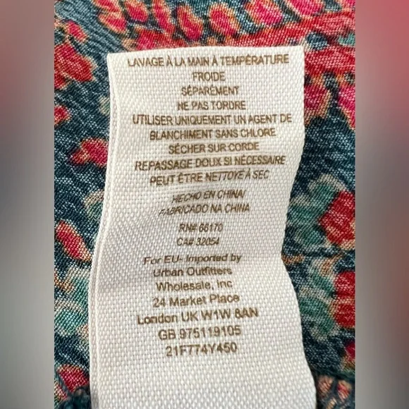 Free People Sleeveless Print Dress - size 4 - Picture 7 of 7